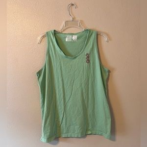 Dutch Bros Men’s Large Green Tank Top